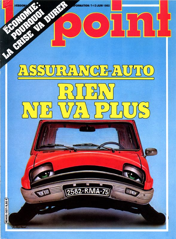 Le Point : couverture par R. Martens sur assurances auto