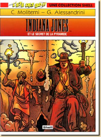 Indiana Jones et le secret de la pyramide - Couverture